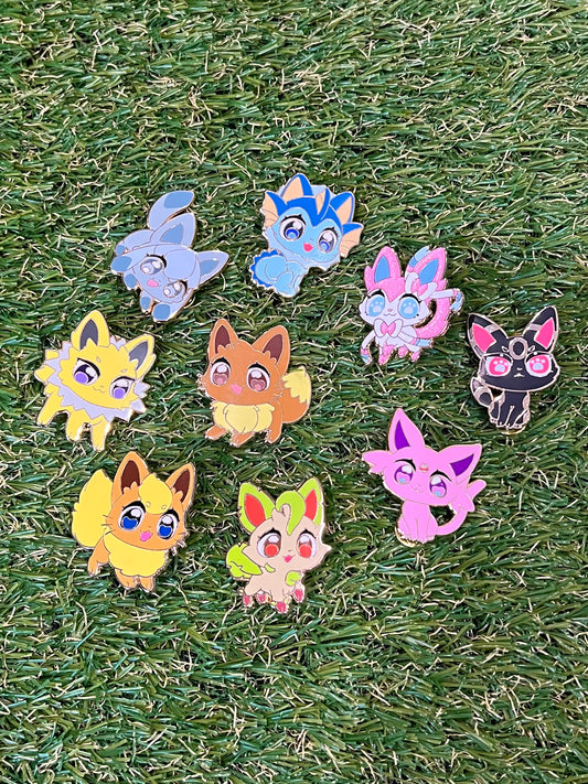 Kittylutions cat eevee Pins