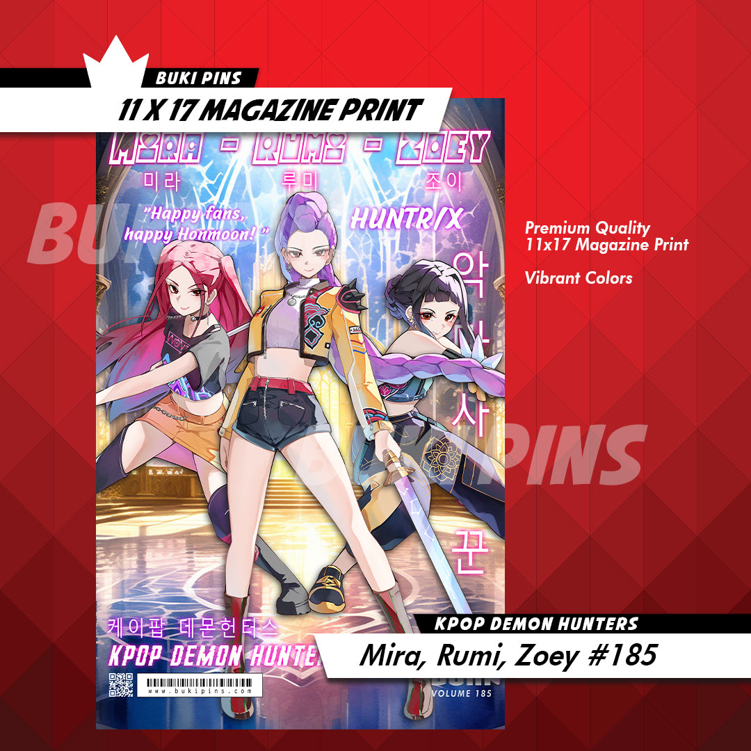 Kpop Demon Hunters Magazine Print