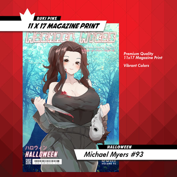 Michael Myers Magazine Print Buki Pins michael-myers-magazine-print-buki-pins