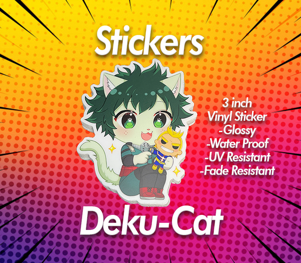 Sticker Deku-Cat