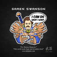 Garen Swanson Sticker