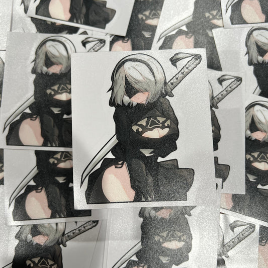 2B Holo Sticker