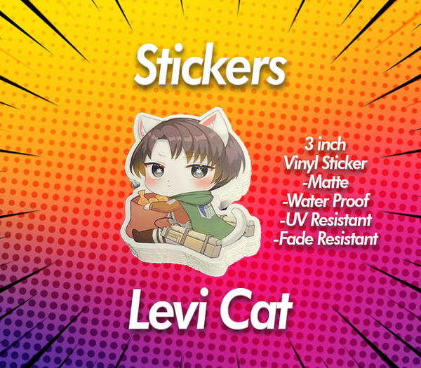 Levi Cat Sticker