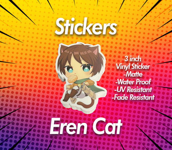 Eren Cat Sticker