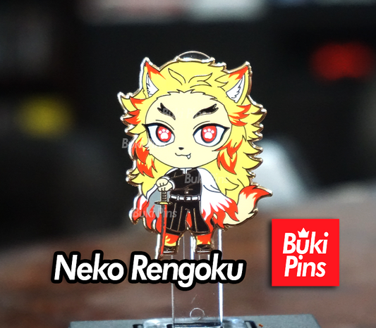 Neko Demon Slayer Pins