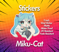 Sticker Miku Cat