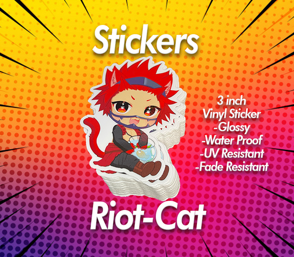 Sticker Riot-Cat