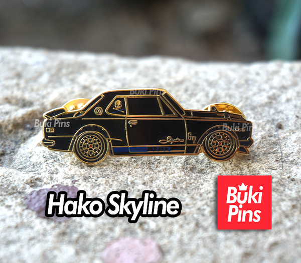 Hako Skyline KGC10 Black Gold Pin
