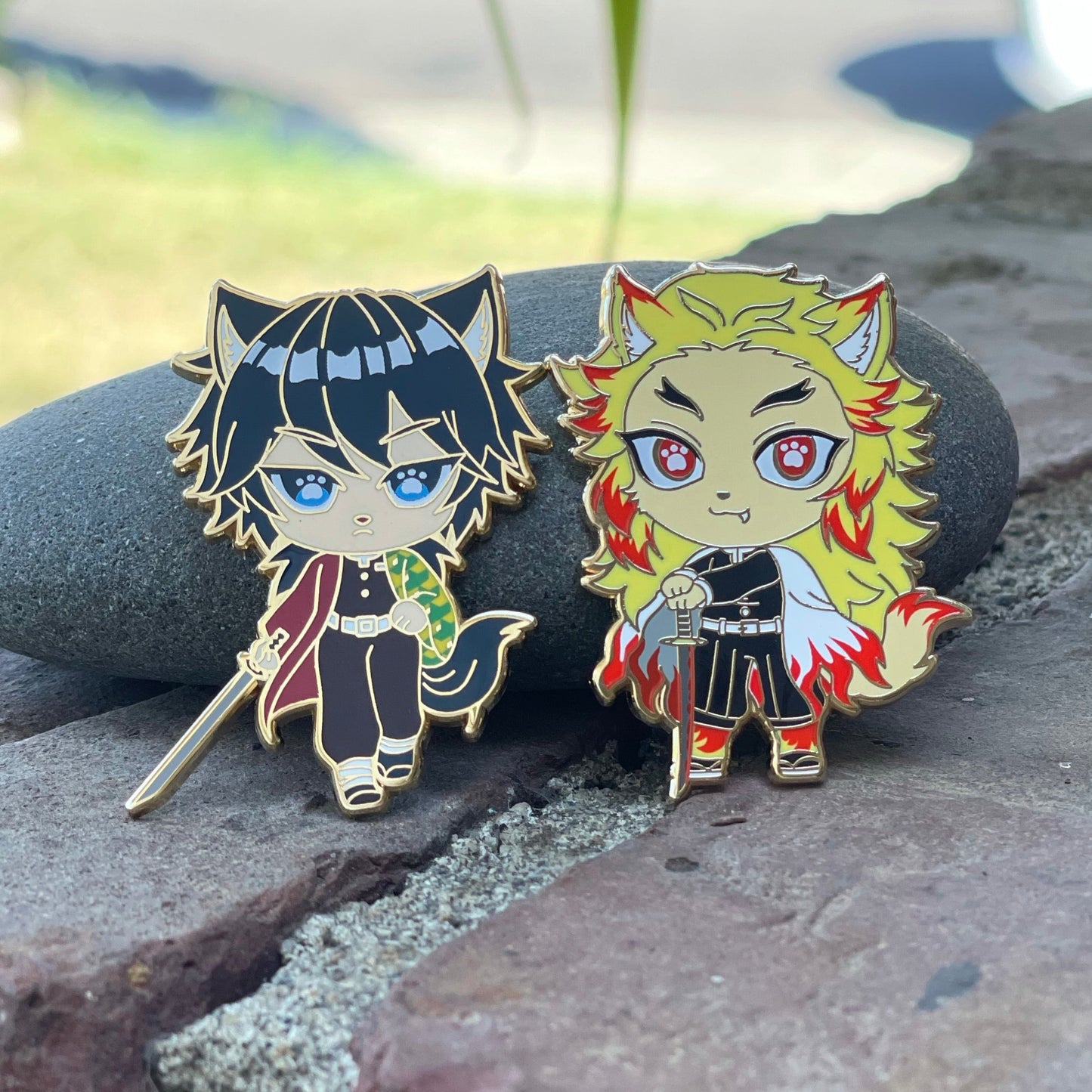 Neko Rengoku Pin