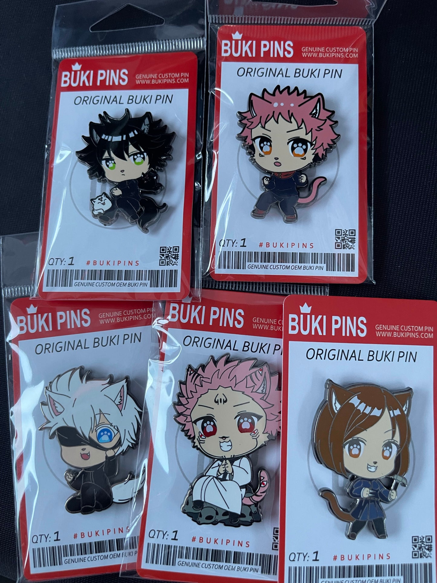 Neko Jujutsu Kaisen Pins