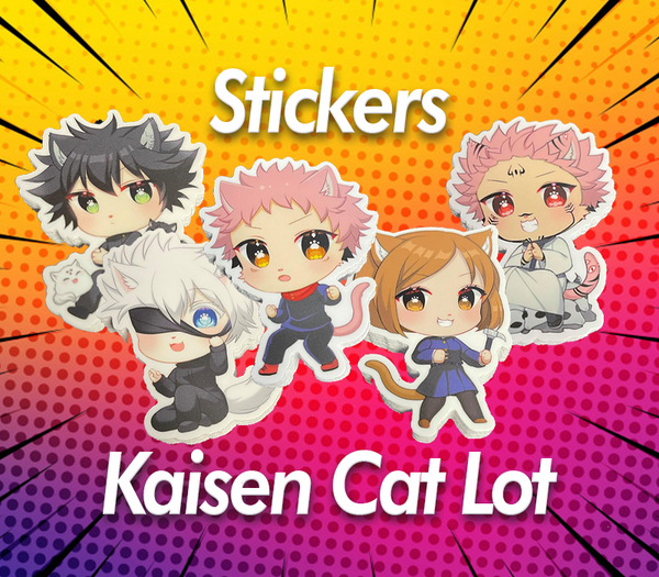STICKER Kaisen Cat Lot