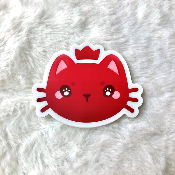 [Sticker] Red Buki Cat Sticker